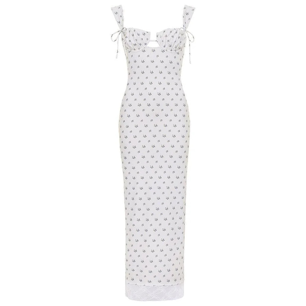 Montce Petal Long Slip Dress